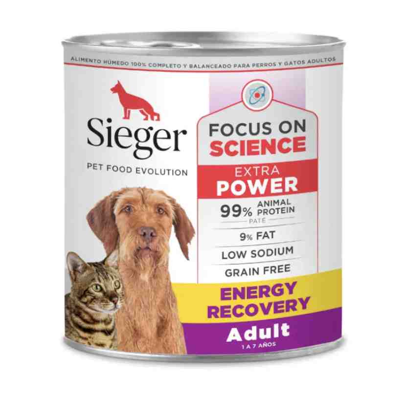 LATA SIEGER RECOVERY X 90 GR P/ PERROS Y GATOS